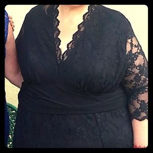 Kiyonna screen siren lace gown